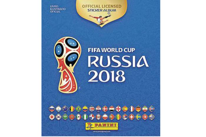 Panini lança álbum de figurinhas oficial da Copa do Mundo 2018