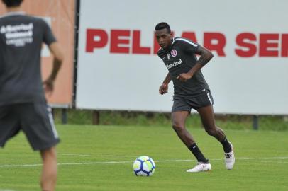  PORTO ALEGRE, RS, BRASIL - 27/02/2018 - Treino do Inter no CT Parque Gigante. (FOTO: ANSELMO CUNHA/AGÊNCIA RBS)