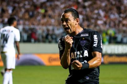 BELO HORIZONTE / MINAS GERAIS / BRASIL O atacante Ricardo Oliveira comemora gol contra o Figueirense pela Copa do Brasil no Independência.