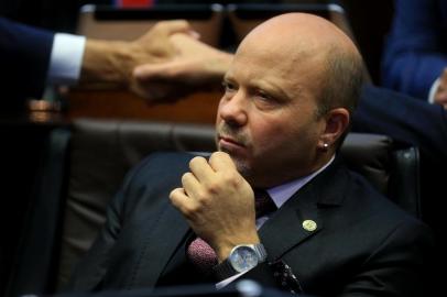 PORTO ALEGRE, RS, BRASIL, 01-02-2018. Posse do deputado estadual Marlon Santos toma posse como presidente da Assembleia Legislativa. (ANDRÉ ÁVILA/AGÊNCIA RBS)