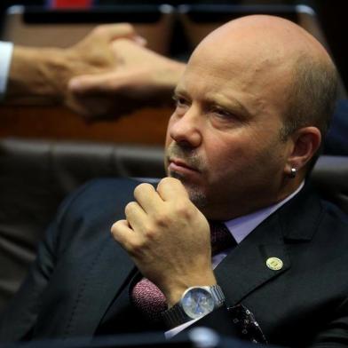 PORTO ALEGRE, RS, BRASIL, 01-02-2018. Posse do deputado estadual Marlon Santos toma posse como presidente da Assembleia Legislativa. (ANDRÉ ÁVILA/AGÊNCIA RBS)