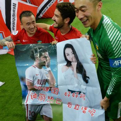 alexandre pato, Tianjin Quanjian, china, dilireba