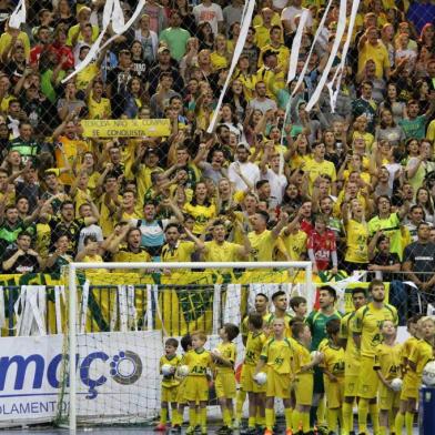  Jogo entre Assoeva x Joinville pela final da Liga Nacional de Futsal