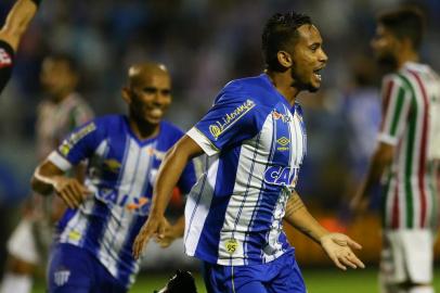  FLORIANÓPOLIS, SC, BRASIL 15/03/2018.  Copa do Brasil, Avaí X Fluminense se enfrentam pela Copa do Brasil.