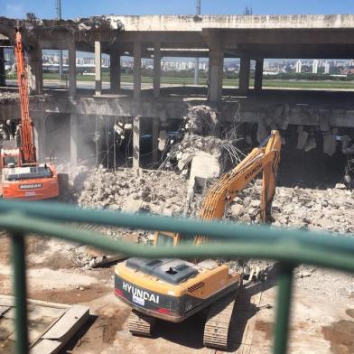 Obras da Fraport no aeroporto Salgado Filho.