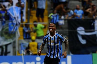  PORTO ALEGRE, RS, BRASIL, 18.03.2018. Inter e Grêmio disputam Gre-Nal 414 no estádio Arena e válido pela semifinal do Campeonato Gaúcho 2018. (MATEUS BRUXEL/AGÊNCIA RBS)