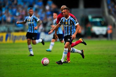  PORTO ALEGRE, RS, BRASIL, 18.03.2018. Inter e Grêmio disputam Gre-Nal 414 no estádio Arena e válido pela semifinal do Campeonato Gaúcho 2018. (ANDERSON FETTER/AGÊNCIA RBS)