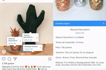 ¿? permitido fazer compras pelo Instagram