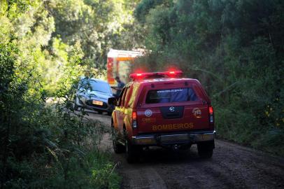  CAXIAS DO SUL, RS, BRASIL 21/03/2018Polícia encontra o corpo da menina de 7 ano Naiara Soares Gomes que sumiu no dia 09/03. (Felipe Nyland/Agência RBS)