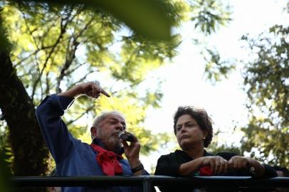  SÃO BORJA,  RS, BRASIL, 21/03/2018. Lula em São Borja. (FOTO: CARLOS MACEDO/AGÊNCIA RBS)