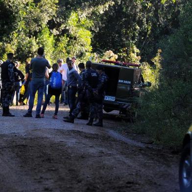  CAXIAS DO SUL, RS, BRASIL 21/03/2018Polícia encontra o corpo da menina de 7 ano Naiara Soares Gomes que sumiu no dia 09/03. (Felipe Nyland/Agência RBS)