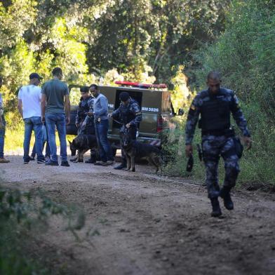  CAXIAS DO SUL, RS, BRASIL 21/03/2018Polícia encontra o corpo da menina de 7 ano Naiara Soares Gomes que sumiu no dia 09/03. (Felipe Nyland/Agência RBS)