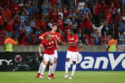 PORTO ALEGRE, RS, BRASIL - 21/03/2018 - Inter recebe o Grêmio pelo jogo de volta das quartas de final do Gauchão 2018. O jogo é o Gre-Nal de número 415. DAlessandro (Jefferson Botega/Agência RBS)Indexador: Jefferson Botega