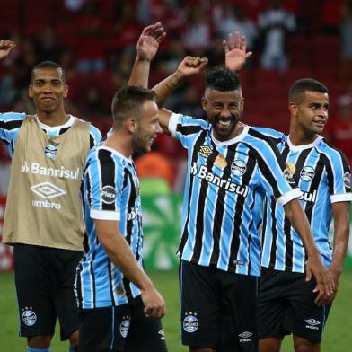  PORTO ALEGRE, RS, BRASIL - 21/03/2018 - Inter recebe o Grêmio pelo jogo de volta das quartas de final do Gauchão 2018. O jogo é o Gre-Nal de número 415. (Jefferson Botega/Agência RBS)Indexador: Jefferson Botega