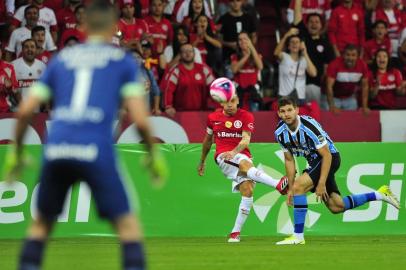  PORTO ALEGRE, RS, BRASIL - 21/03/2018 - Inter recebe o Grêmio pelo jogo de volta das quartas de final do Gauchão 2018. O jogo é o Gre-Nal de número 415. (Lauro Alves/Agência RBS)