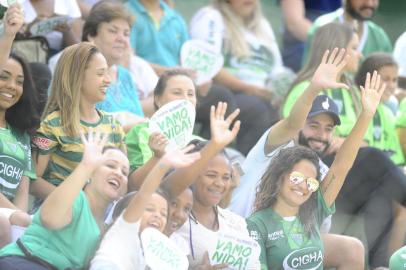  SANTA CRUZ DO SUL, RS, BRASIL, 25.03.2018. Avenida e Grêmio jogam pela semifinal do Campeonato Gaúcho 2018. (LAURO ALVES/AGÊNCIA RBS)  Foto: Fernando Gomes/Agência RBS