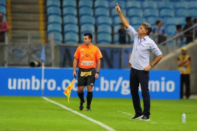  PORTO ALEGRE, RS, BRASIL - 28/03/2018 - Grêmio enfrenta o Avenida pelo segundo jogo da semifinal do Gauchão 2018. (Carlos Macedo/Agência RBS)