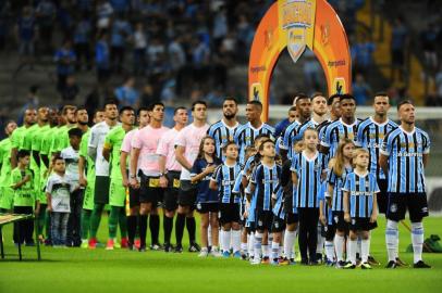  PORTO ALEGRE, RS, BRASIL - 28/03/2018 - Grêmio enfrenta o Avenida pelo segundo jogo da semifinal do Gauchão 2018. (Carlos Macedo/Agência RBS)