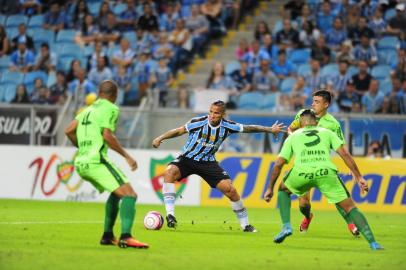  PORTO ALEGRE, RS, BRASIL - 28/03/2018 - Grêmio enfrenta o Avenida pelo segundo jogo da semifinal do Gauchão 2018. (Carlos Macedo/Agência RBS)