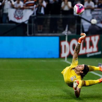 SÃ£o Paulo, SP - 28/03/2018 - Campeonato Paulista: Corinthians x Santos - partida vÃ¡lida pela semi-final do Campeonato Paulista, realizada na Arena Corinthians, zona leste de SÃ£o Paulo, na noite desta quarta-feira, 28. (Foto: Rodrigo Gazzanel/RM Sports Images/Lancepress!)