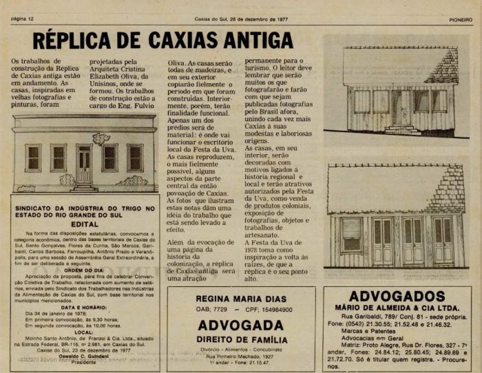 Acervo Centro de Memória da Câmara de Vereadores de Caxias do Sul / reprodução