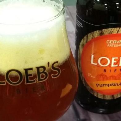 Foto para coluna da Sara Bodowsky: cerveja Loebs Pumpkin Ale