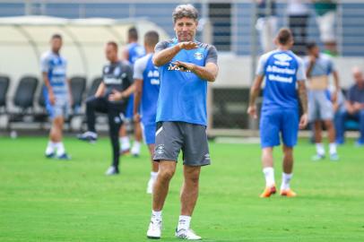 renato portaluppi, grêmio, futebol, treino