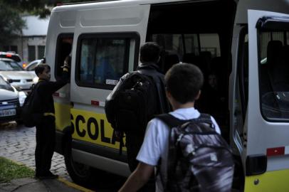  CAXIAS DO SUL, RS, BRASIL, 28/03/2018 - Pauta da geral sobre transporte escolar. (Marcelo Casagrande/Agência RBS)