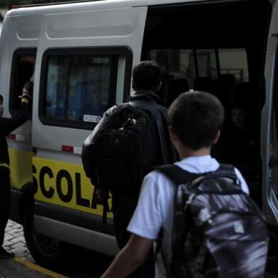  CAXIAS DO SUL, RS, BRASIL, 28/03/2018 - Pauta da geral sobre transporte escolar. (Marcelo Casagrande/Agência RBS)