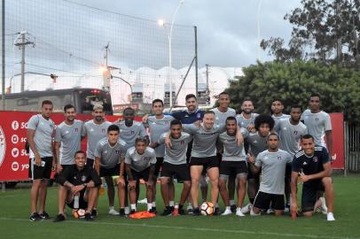 Monagas treina no CT do Inter antes de enfrentar o Grêmio pela Libertadores