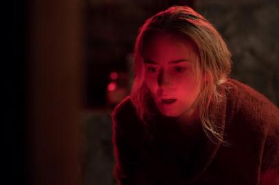 Emily Blunt in A QUIET PLACE from Paramount Pictures.