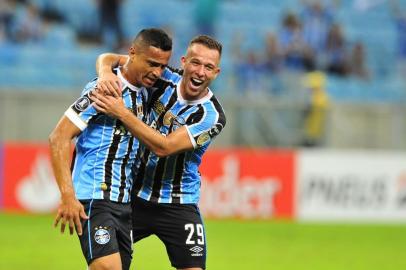  PORTO ALEGRE, RS, BRASIL - 04/04/2018 - Grêmio enfrenta o Monagas pela segunda rodada da fase de grupos da Libertadores 2018. (Fernando Gomes/Agência RBS)