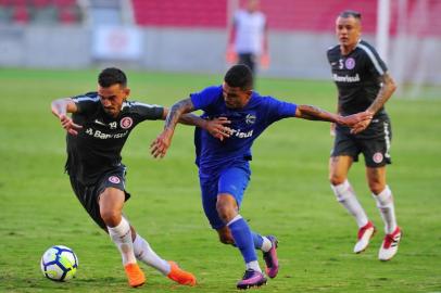  PORTO ALEGRE, RS, BRASIL, 05-04-2018. Inter faz jogo-treino contra o São José no Beira-Rio. (ROBINSON ESTRASULAS/AGÊNCIA RBS)