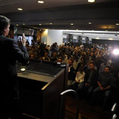  CAXIAS DO SUL, RS, BRASIL, 05/05/2018 - Jair Bolsonaro visita Caxias do Sul. (Marcelo Casagrande/Agência RBS)