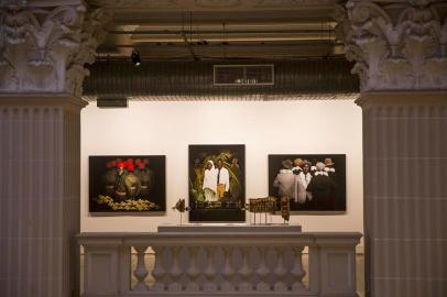  PORTO ALEGRE, RS, BRASIL, 05/04/2018--Abertura da bienal.(FOTOGRAFO: ANDERSON FETTER / AGENCIA RBS)Indexador: Anderson Fetter