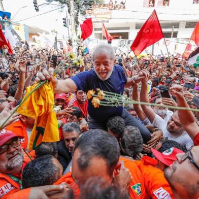  SÃO BERNARDO DO CAMPO, SP, BRASIL - 07/04/2018 - Lula em São Bernardo do Campo.Indexador:  Rafael Ribeiro