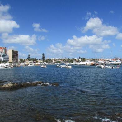 Porto de Punta del Este, no Uruguai.