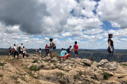 Cânion Fortaleza, no Parque Nacional da Serra Geral, em Cambará do Sul (RS).