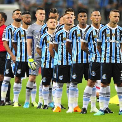  PORTO ALEGRE, RS, BRASIL - 04/04/2018 - Grêmio enfrenta o Monagas pela segunda rodada da fase de grupos da Libertadores 2018. (Fernando Gomes/Agência RBS)