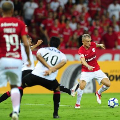  PORTO ALEGRE, RS, BRASIL, 11/04/2018-Inter x Vitória. Jogo válido pela copa do brasil e acontece no estádio Beira-Rio.  (FOTOGRAFO: ANDRÉ ÁVILA / AGENCIA RBS)