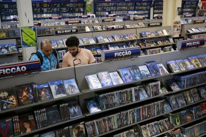  PORTO ALEGRE, RS, BRASIL - 05/04/2018 - Vídeo locadora Espaço Vídeo, uma das mais tradicionais no país, está com data marcada para encerramento das atividades. (FOTO: ANSELMO CUNHA/AGENCIA RBS)