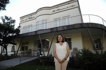  CAXIAS DO SUL, RS, BRASIL, 12/04/2018 - Psicanalista Léa Fernandes Signori, 67, deixa a presidência do Lar da Velhice São Francisco de Assis após 21 anos de gestão e 29 de voluntariado. (Marcelo Casagrande/Agência RBS)