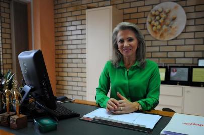  CAXIAS DO SUL, RS, BRASIL 13/04/2018Analice Carrer assume presidência do Lar da Velhice São Franscisco de Assis. (Felipe Nyland/Agência RBS)