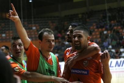 ACBF encara o Marreco, em Carlos Barbosa, pela quarta rodada da Liga Nacional de Futsal.Na foto, Felipe Valério.