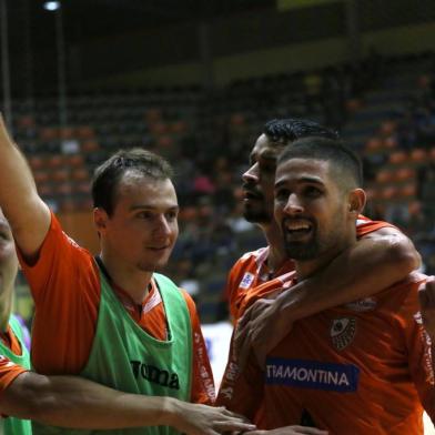 ACBF encara o Marreco, em Carlos Barbosa, pela quarta rodada da Liga Nacional de Futsal.Na foto, Felipe Valério.