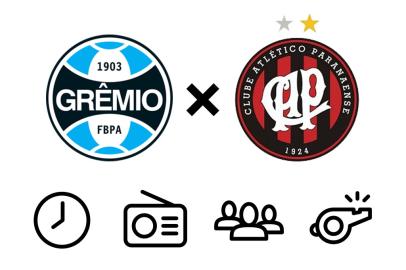 escudos, montagem, futebol, brasileirão, grêmio, atlético-pr