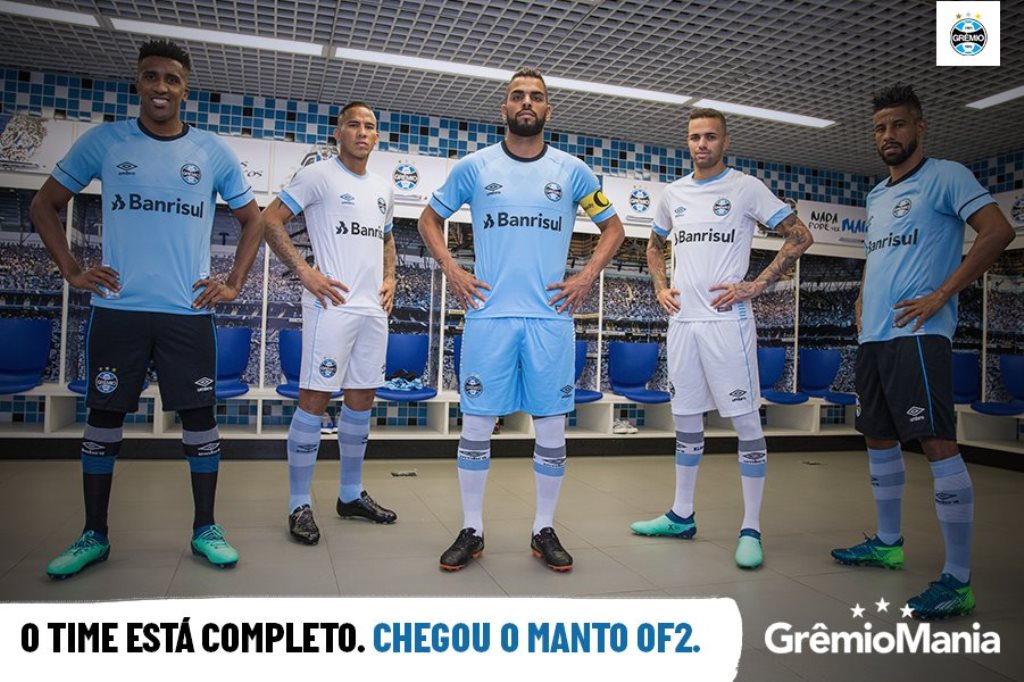 camisa branca do gremio