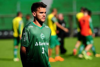  CAXIAS DO SUL, RS, BRASIL, 18/04/2018. Treino do Juventude no Estádio Alfredo Jaconi. (Diogo Sallaberry/Agência RBS)