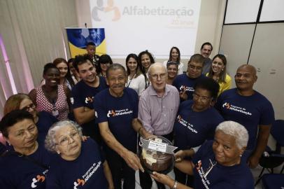  PORTO ALEGRE, RS, BRASIL - 2018.04.18 - Comemoração de 20 anos do programa de Alfabetização do Cieee. (Foto: ANDRÉ ÁVILA/ Agência RBS)