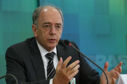  Brasília - Presidente da Petrobras, Pedro Parente, durante coletiva de imprensa no Palácio do Planalto após encontro com o presidente interino Michel Temer (José Cruz/Agência Brasil)